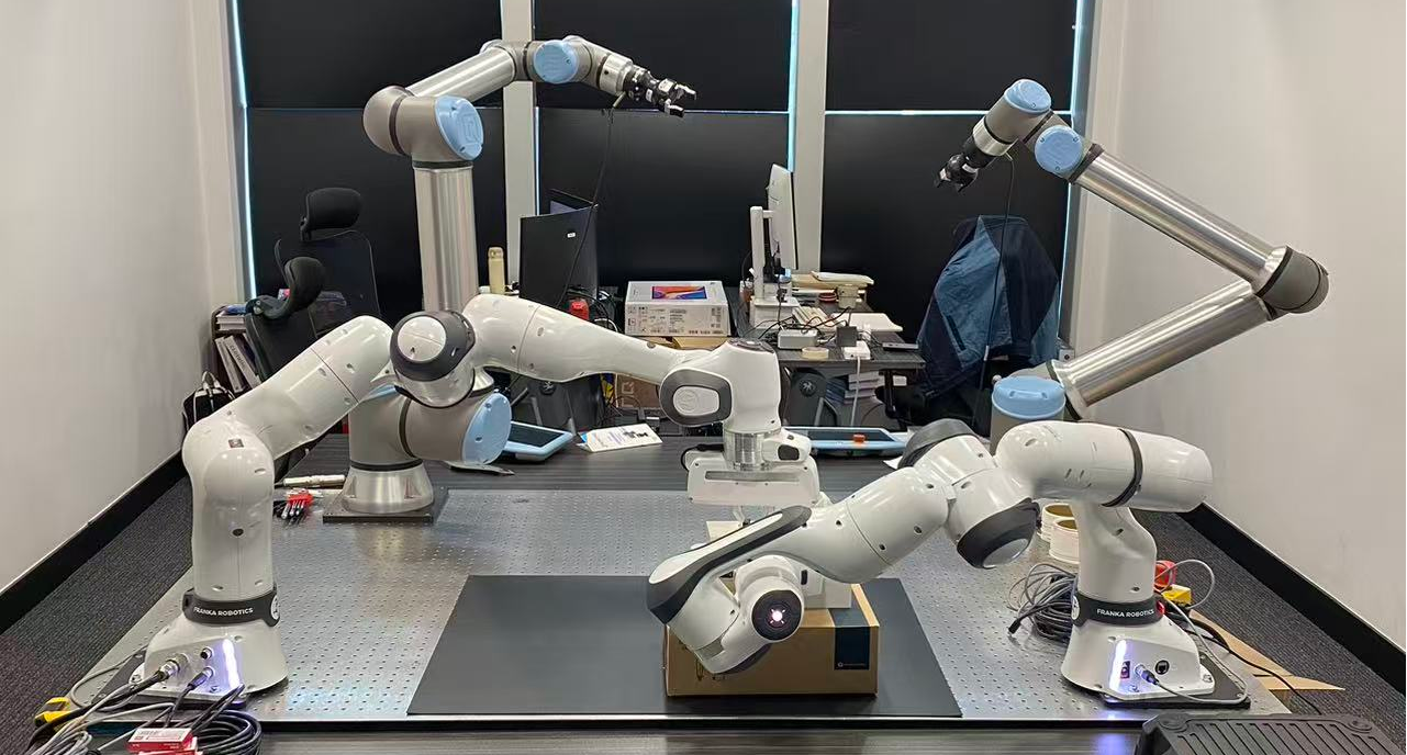 Laboratory robotic arm for structural connection installation